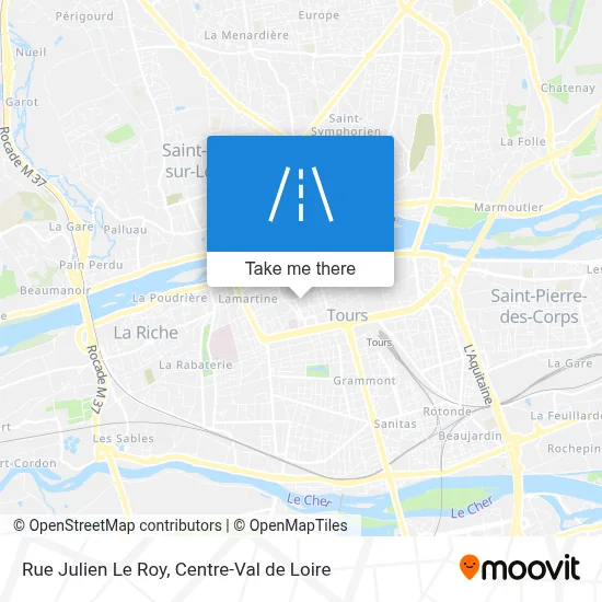 Rue Julien Le Roy map