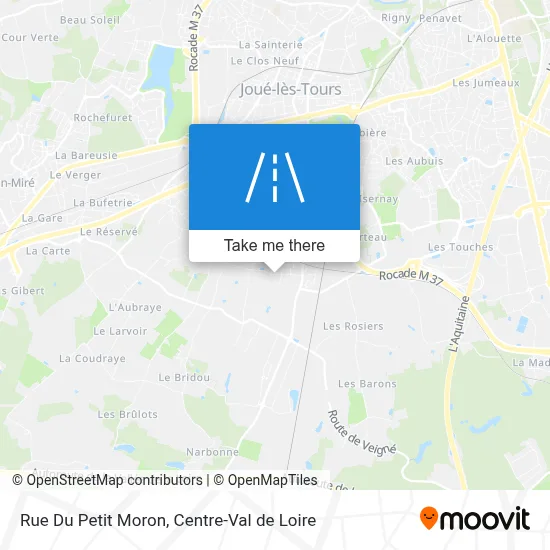 Rue Du Petit Moron map