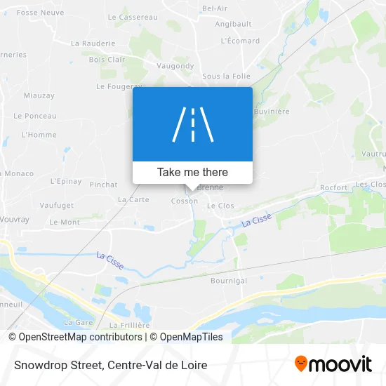 Rue Des Perce-Neige map