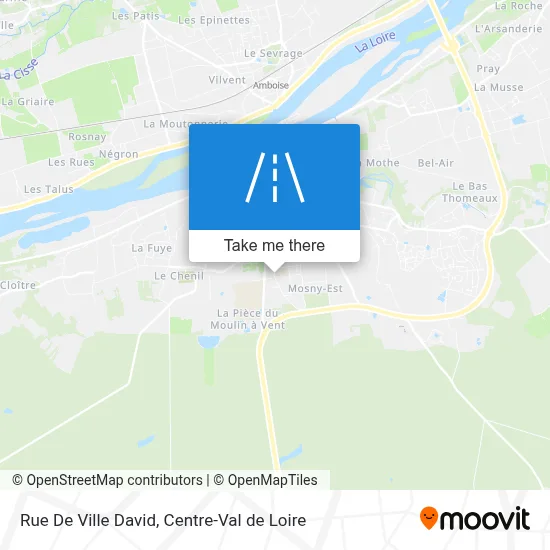 Rue De Ville David map