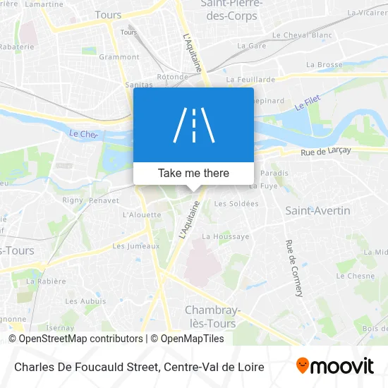 Rue Charles De Foucauld map