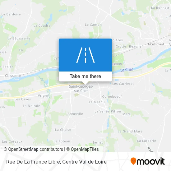 Rue De La France Libre map