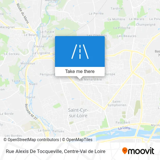 Rue Alexis De Tocqueville map