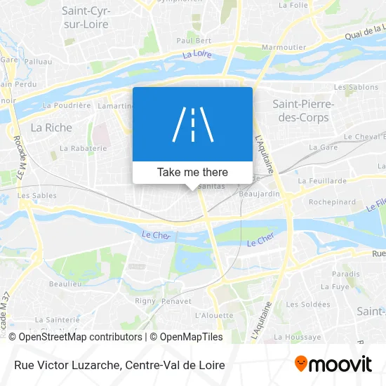 Rue Victor Luzarche map