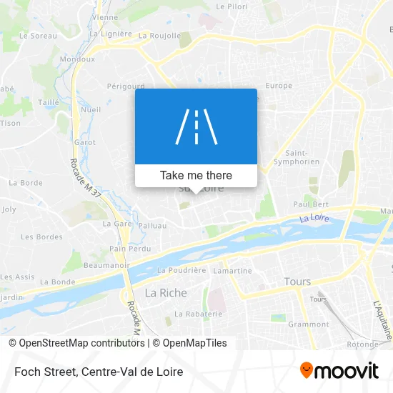 Rue Foch map