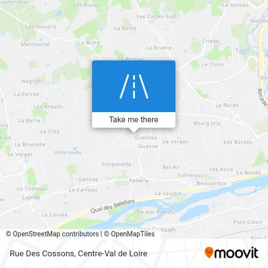 Rue Des Cossons map