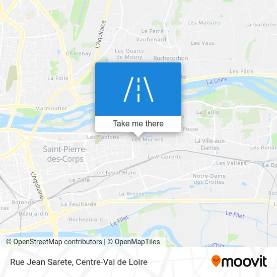Rue Jean Sarete map
