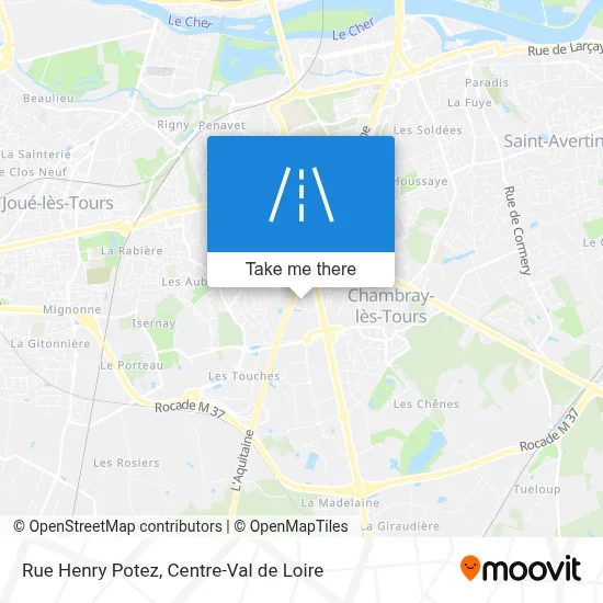 Rue Henry Potez map