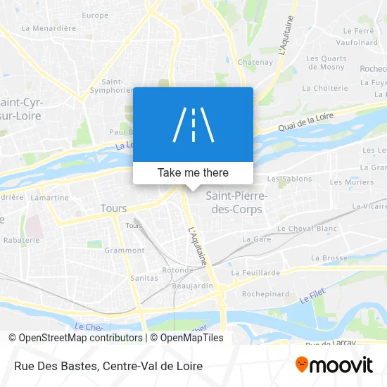 Rue Des Bastes map