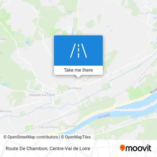 Route De Chambon map