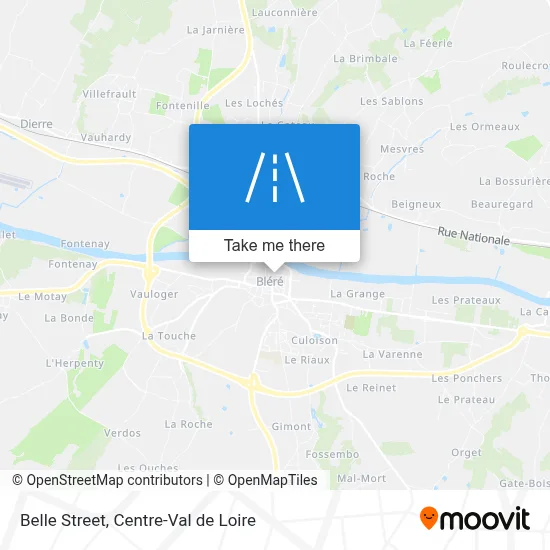 Rue Belle map