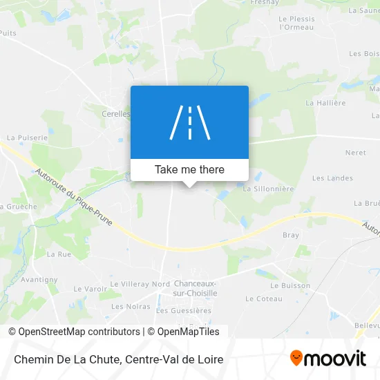 Chemin De La Chute map