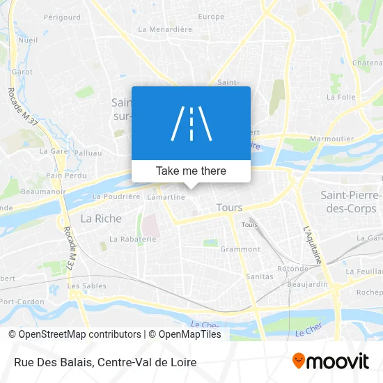 Rue Des Balais map