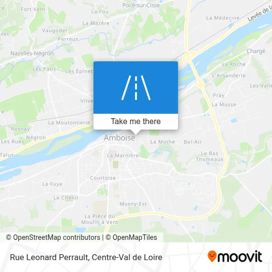 Rue Leonard Perrault map