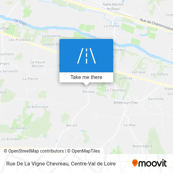 Rue De La Vigne Chevreau map