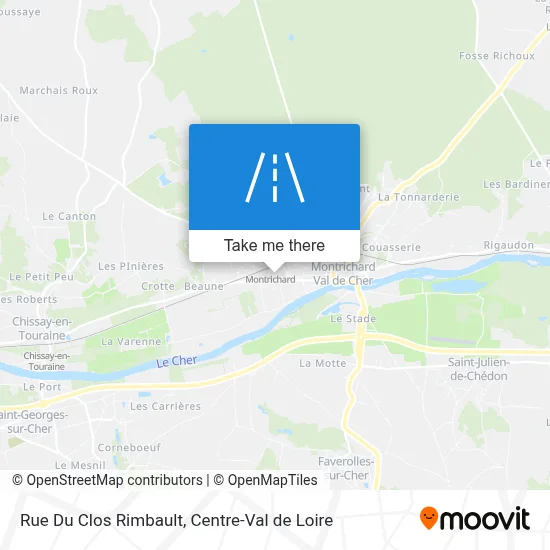 Rue Du Clos Rimbault map
