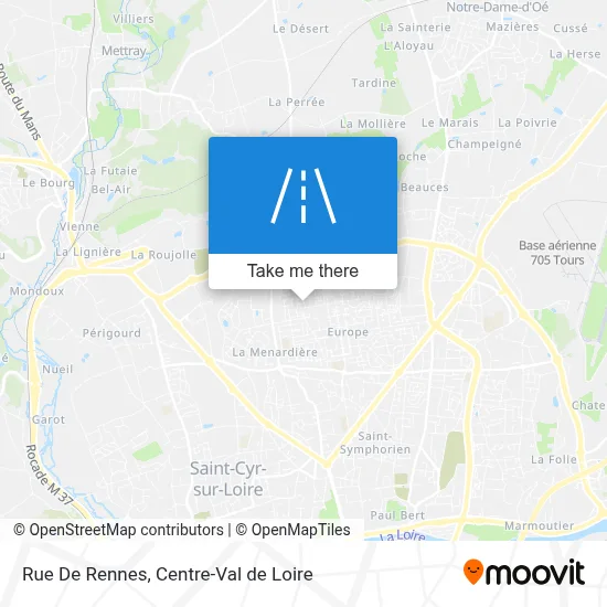 Rue De Rennes map