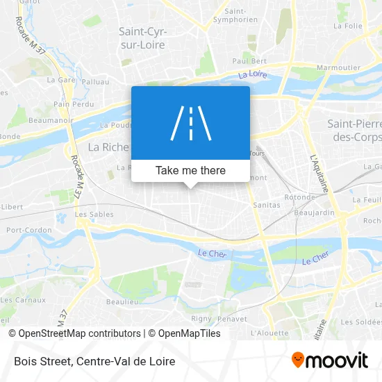 Rue Bois map