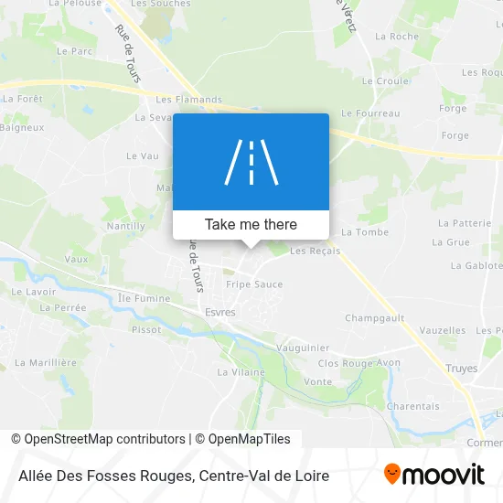 Allée Des Fosses Rouges map