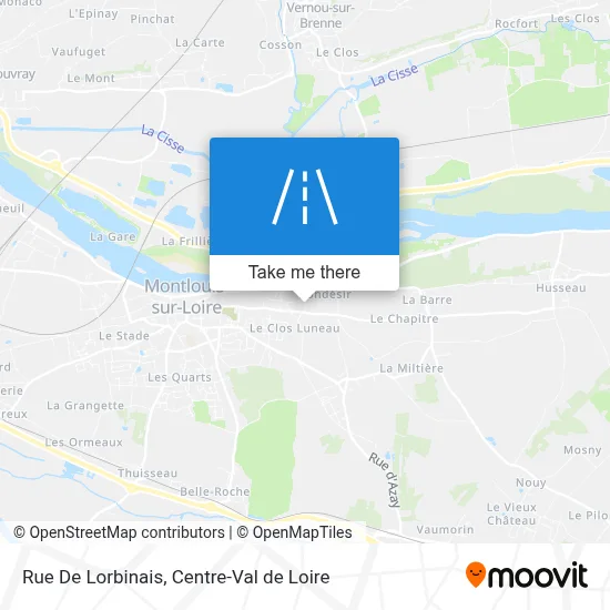 Rue De Lorbinais map