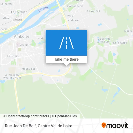 Rue Jean De Baif map