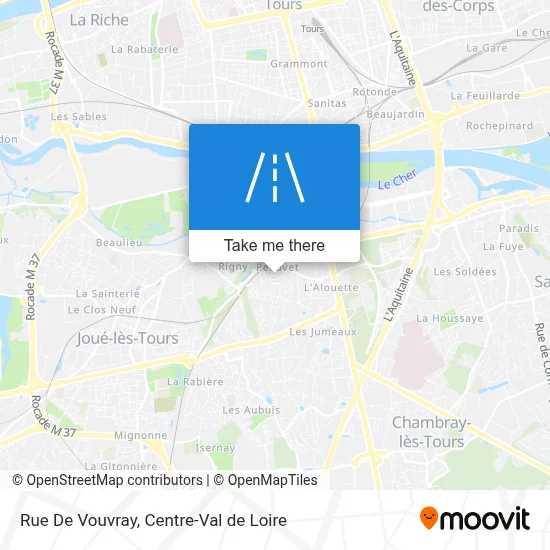 Rue De Vouvray map