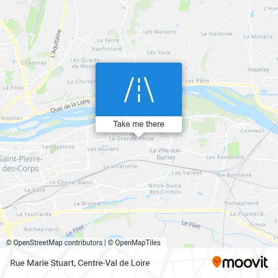 Rue Marie Stuart map