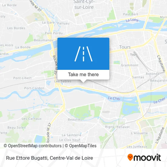 Rue Ettore Bugatti map