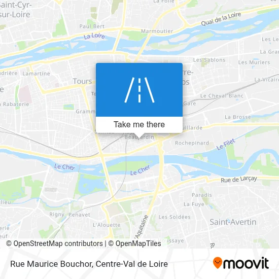 Rue Maurice Bouchor map