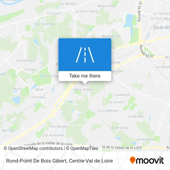 Rond-Point De Bois Gibert map