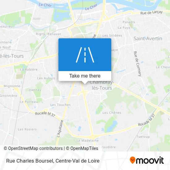 Rue Charles Boursel map