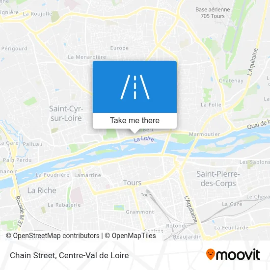 Rue De La Chaîne map