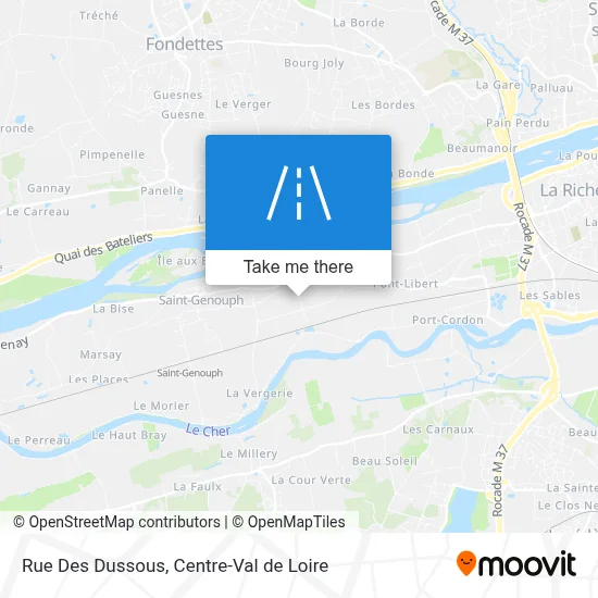 Rue Des Dussous map