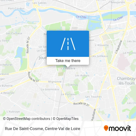 Rue De Saint-Cosme map