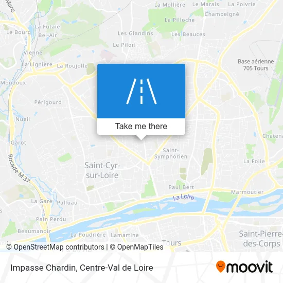 Impasse Chardin map