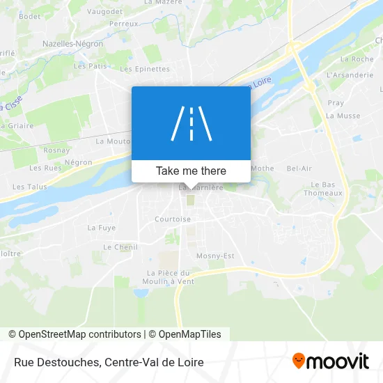 Rue Destouches map