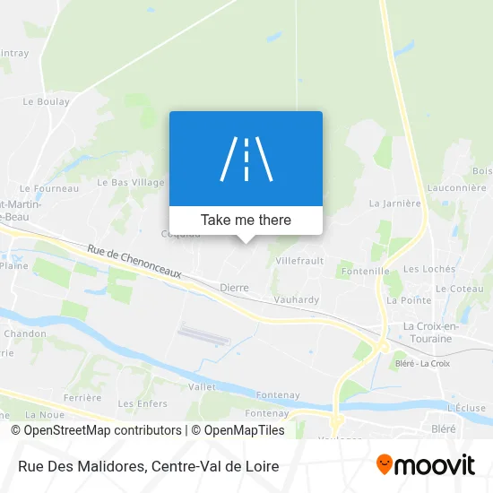 Rue Des Malidores map