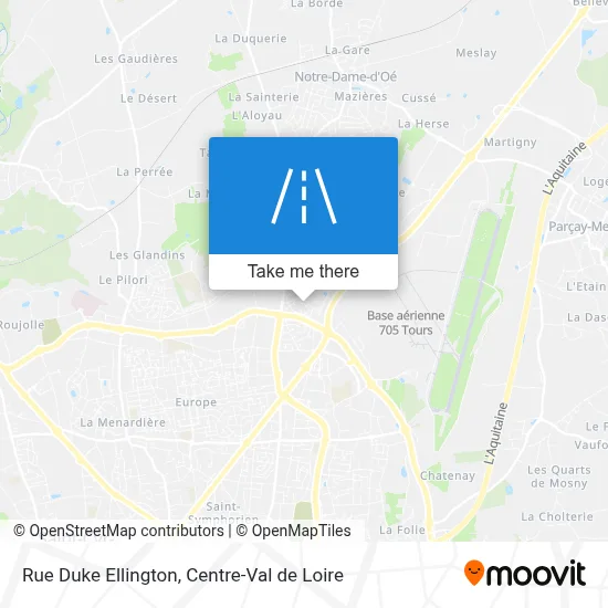 Rue Duke Ellington map