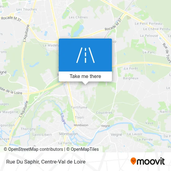Rue Du Saphir map