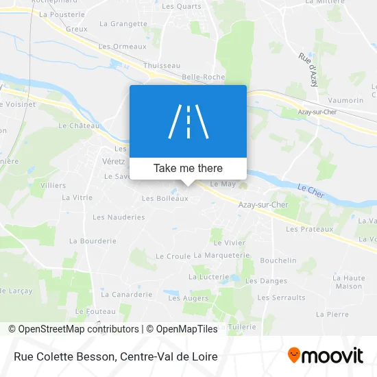 Rue Colette Besson map