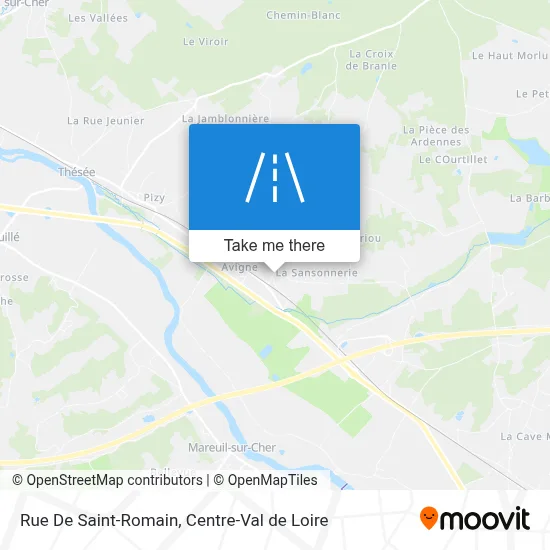 Rue De Saint-Romain map