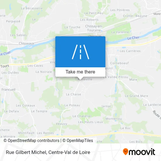 Rue Gilbert Michel map