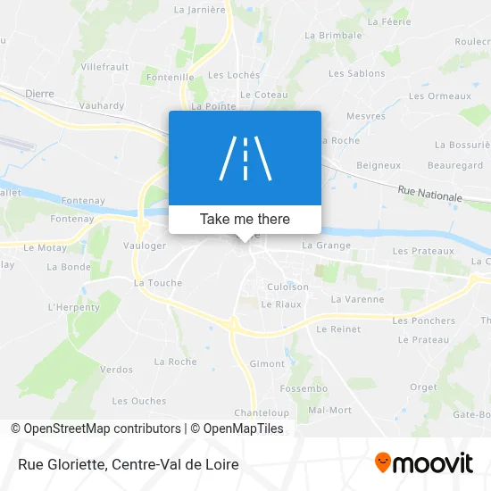 Rue Gloriette map
