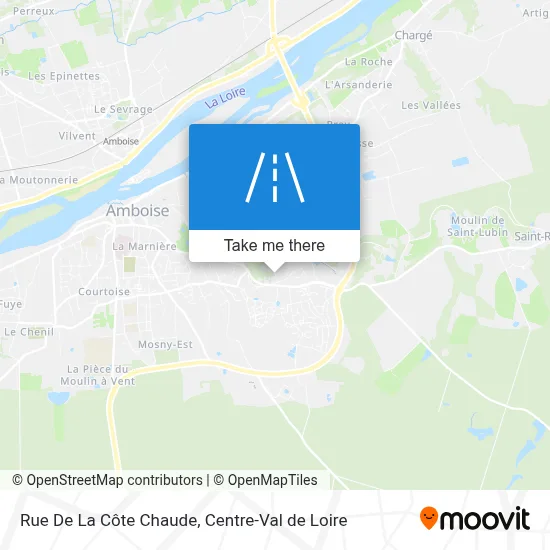 Rue De La Côte Chaude map