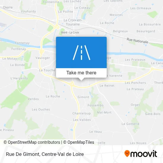 Rue De Gimont map