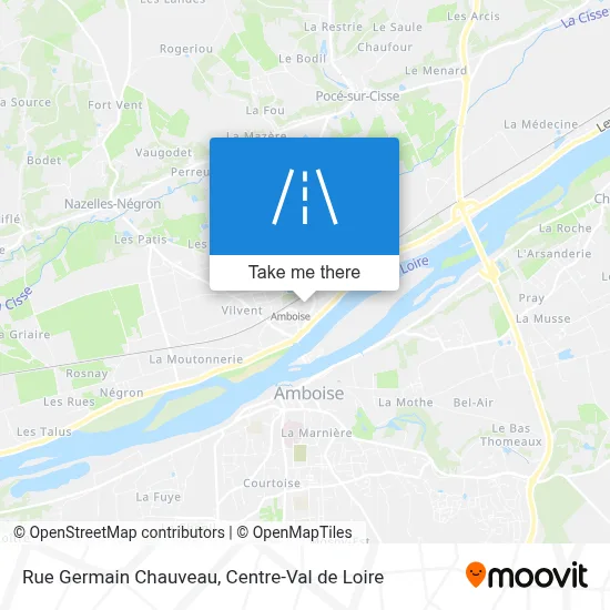 Rue Germain Chauveau map