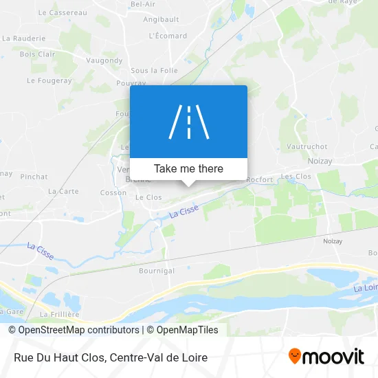Rue Du Haut Clos map
