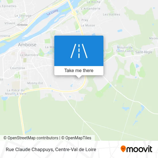 Rue Claude Chappuys map