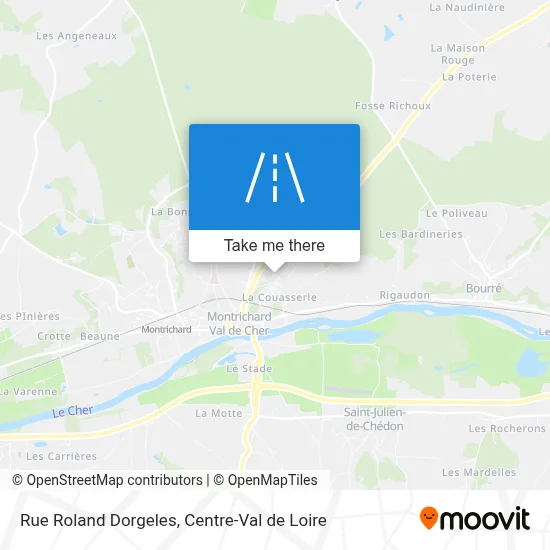 Rue Roland Dorgeles map