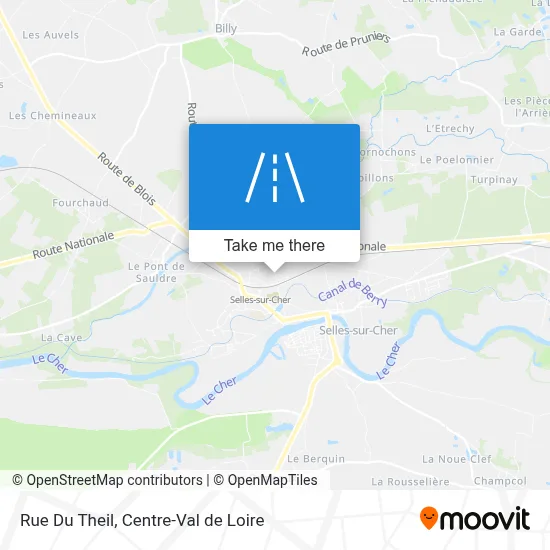 Rue Du Theil map